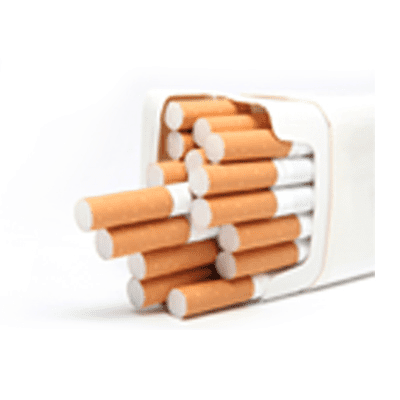 Open Pack of Cigarettes